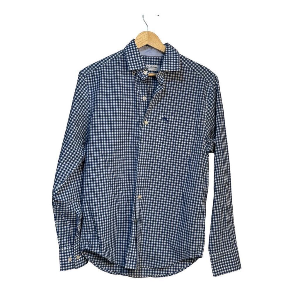 Tommy Bahama Mens The Newport Coast Long Sleeve Button Down Shirt Flip Cuff XS